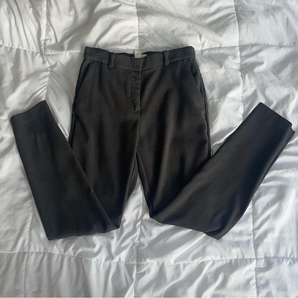 H&M gray suit pant US6